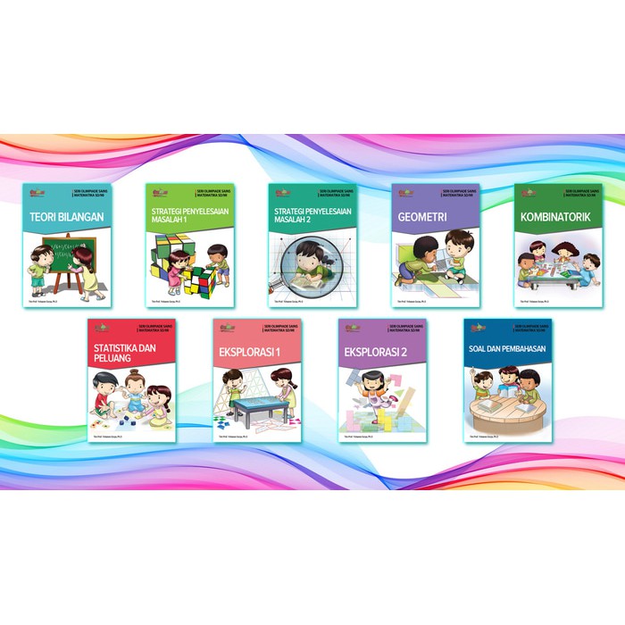 Buku Seri Olimpiade (Matematika) SD - 9 buku