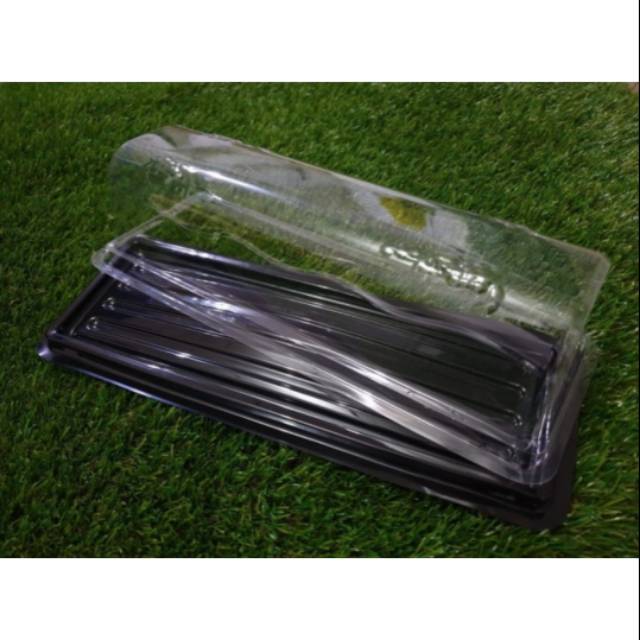 Plastik Tray Mika Bolu Gulung (isi 20pcs) Besar Ukuran 30 Cm / GL 30 Jumbo Tutup Motif / Mika Box Pl