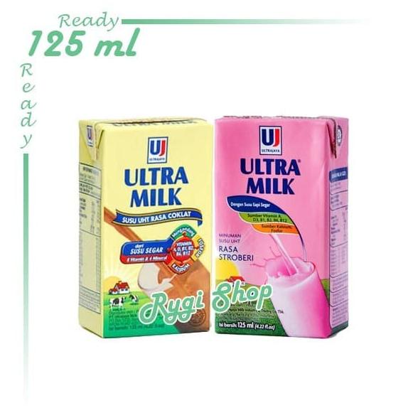 

READY COD Susu ultra UHT 125 ml x 40 pcs Full Cream/Coklat/Strawbery - Stoberi