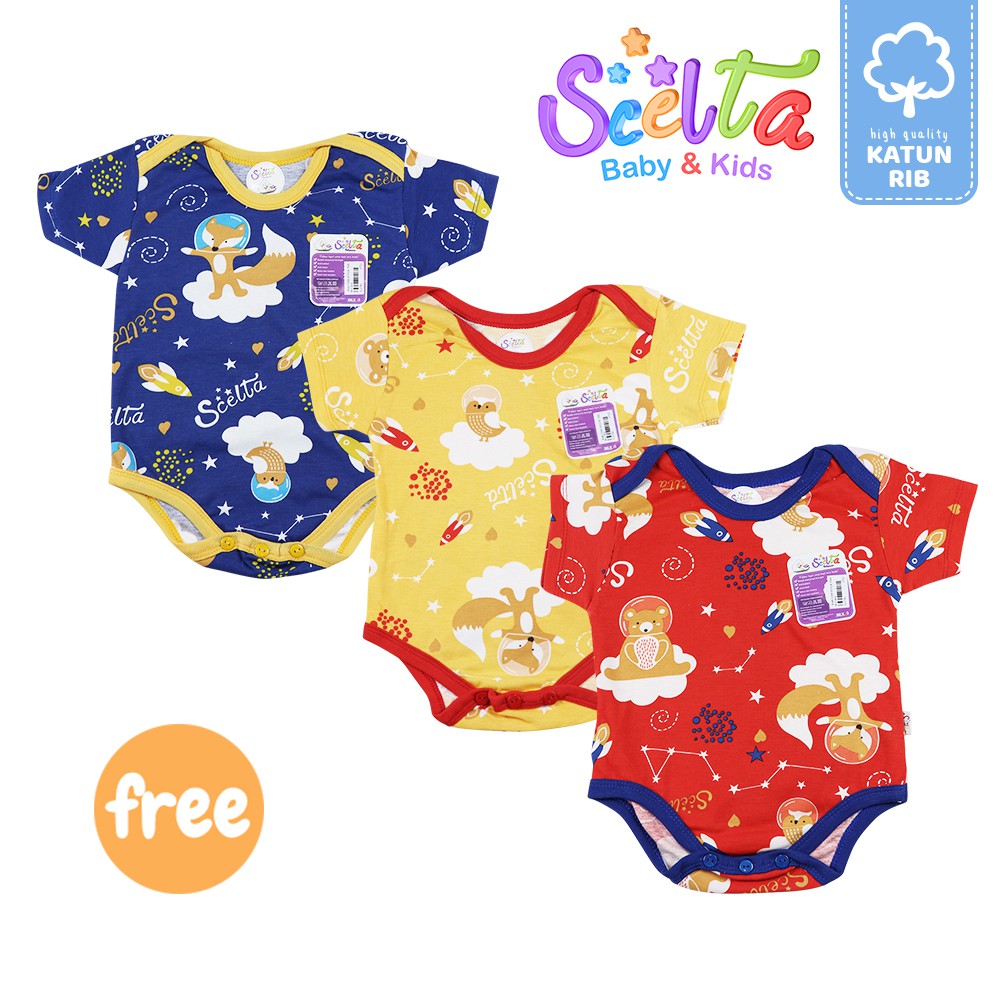 Scelta Baby - Jumpsuit Panjang Jumper Unisex Romper Rompr Bodysuit Jb C B10 Nb