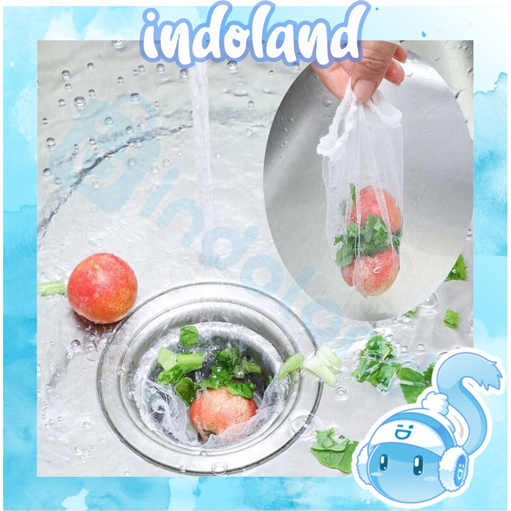 ☀ INDOLAND ☀ Jaring Saringan Wastafel filter cuci piring sisa sampah makanan Sink Filter Net Strainer R572