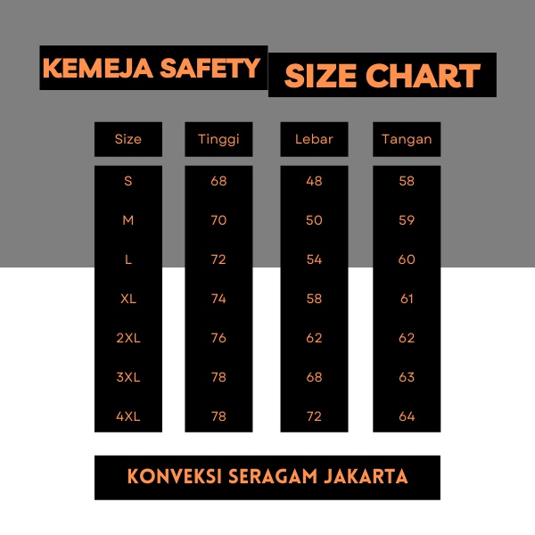 Baju Kemeja Safety K3 Lengan Panjang - Seragam Kerja Atasan Wearpack Werpack Werpak Proyek Tambang Warna Biru Benhur Pria Wanita - Konveksi Seragam Jakarta