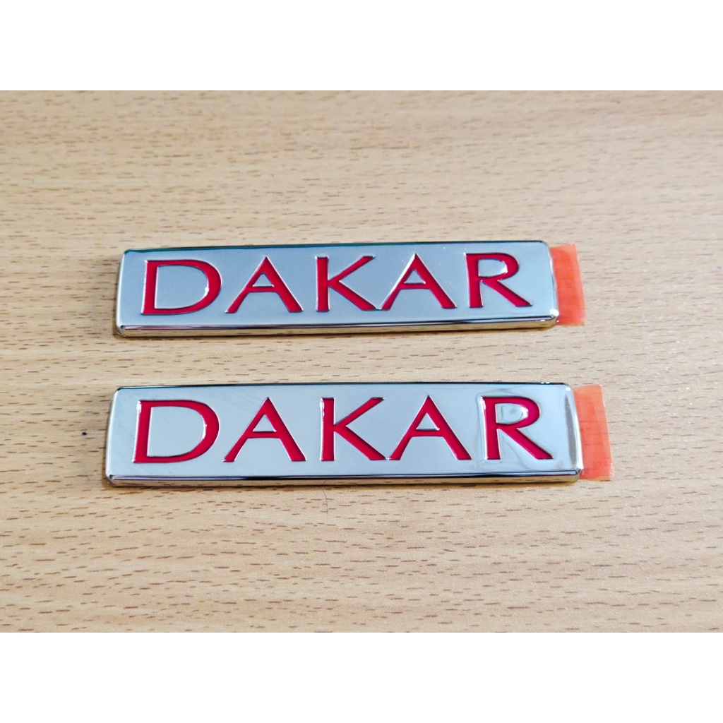 Emblem Tulisan Dakar Pajero