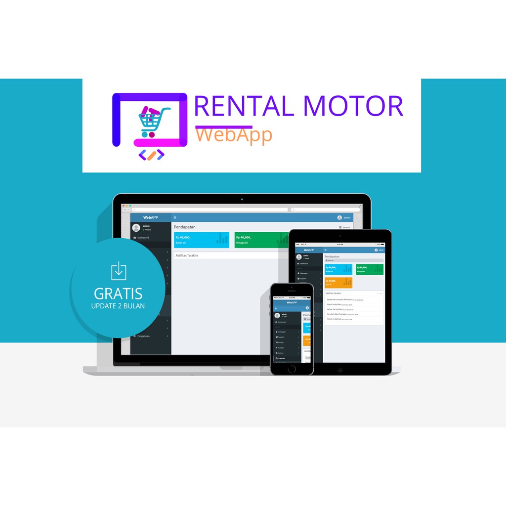 Jual Software Aplikasi Rental Atau Penyewaan Sepeda Motor Online ...