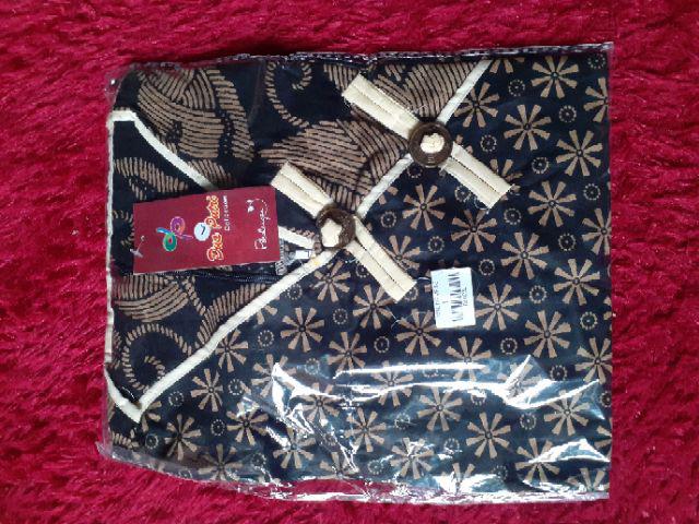 Tey-17 Batik Wanita Asj Sa Hrb026 Kenongo Kemeja Tosca Pendek