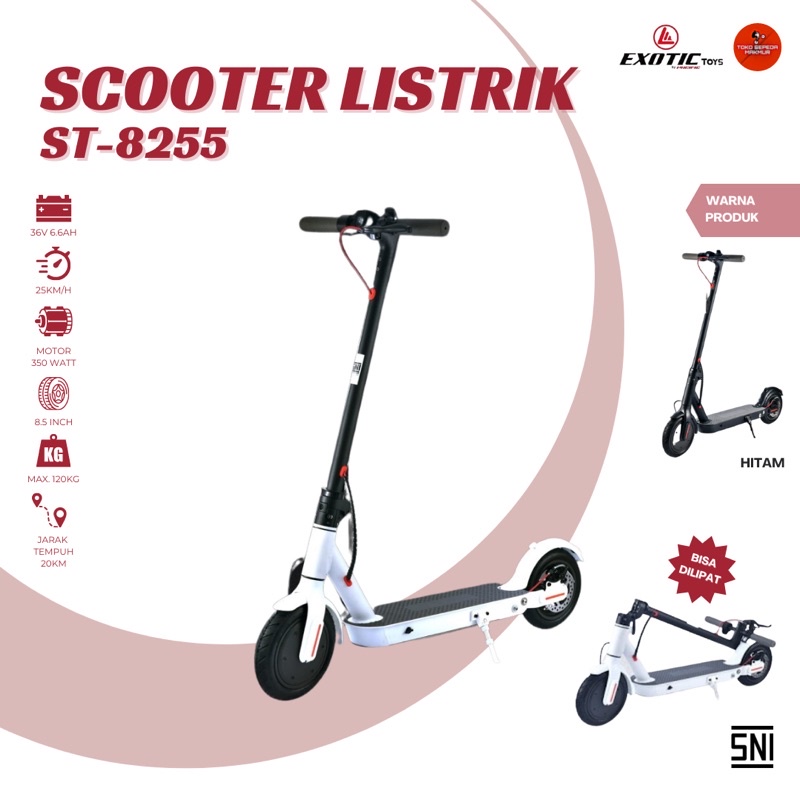 Scooter Listrik Electric Scooter EXOTIC ST-8255