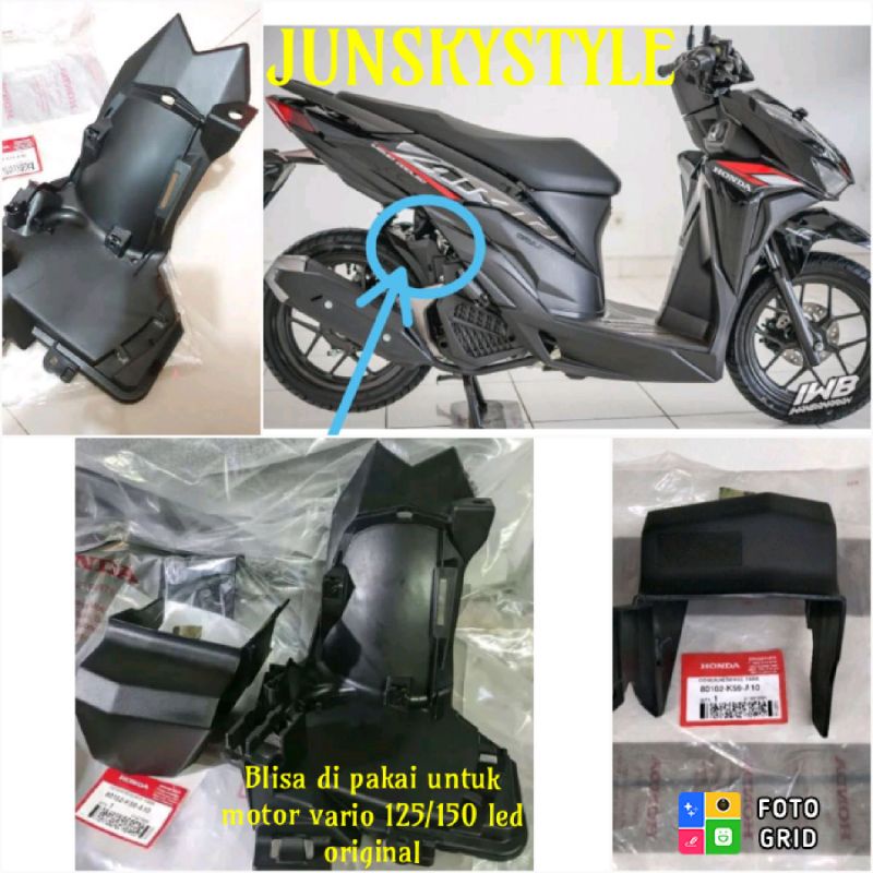 Spakbor kolong slebor belakang spakbor belakang kolong fender assy rr inner vario 125 led OriginaL A