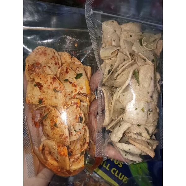 

basreng pedas dan original daun jeruk