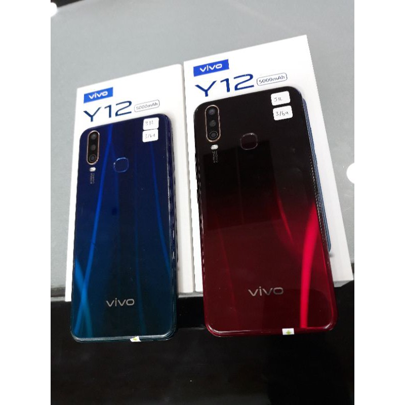 Vivo Y12 Ram 3 64gb Second Fullset Original Vivo Indonesia Shopee Indonesia