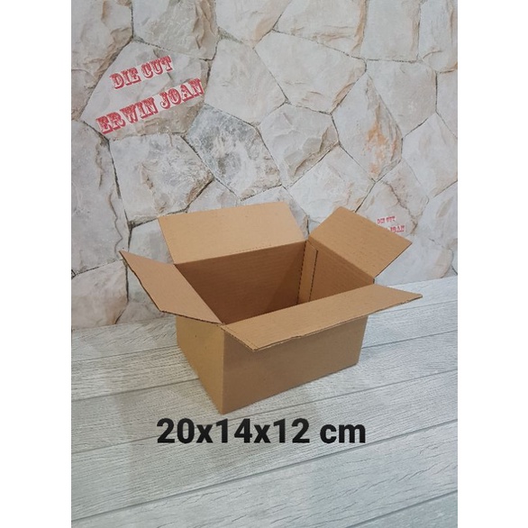 

Kardus / Box / uk. 20x14x12 cm / Karton Packing polos baru ST