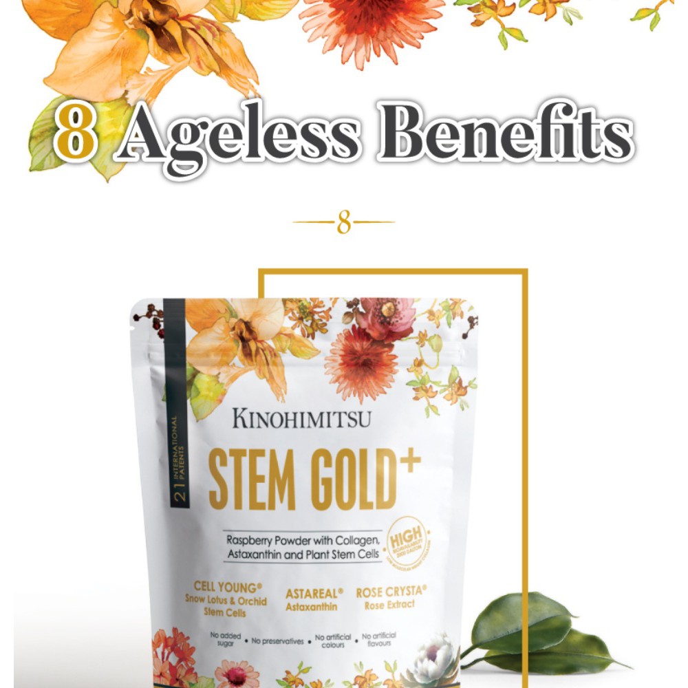 Stem Gold+ Cell Young Rose, astaxanthin 60 Days Supply