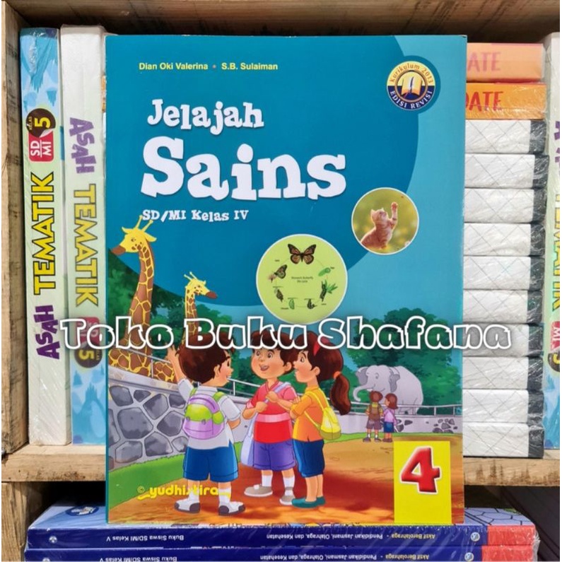 ORI !!! BUKU JELAJAH SAINS KELAS 1 2 3 4 5 6 SD/MI K-13 YUDHISTIRA EDISI REVISI