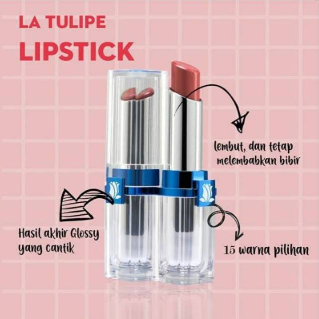 LA TULIPE LIPSTIK GLOSSY