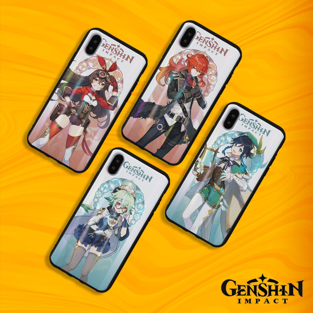 genshin impact Soft Case handphone  for VIVO V5/V7/V9/Y85/Y53/Y55/Y66/Y67/Y71/Y81/Y83/V11/Pro/S/i/V1