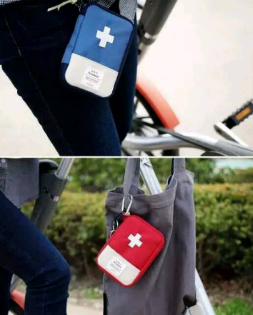 Tas P3K Kotak Tas Obat First Aid Kit Pouch Perlengkapan Outdoor