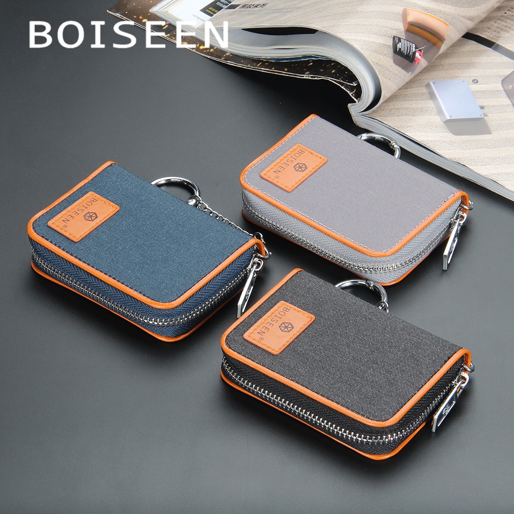 BOISEEN D6101 Dompet Kartu Pria Wanita Bahan Kulit PU Leather Premium WATCHKITE WKOS