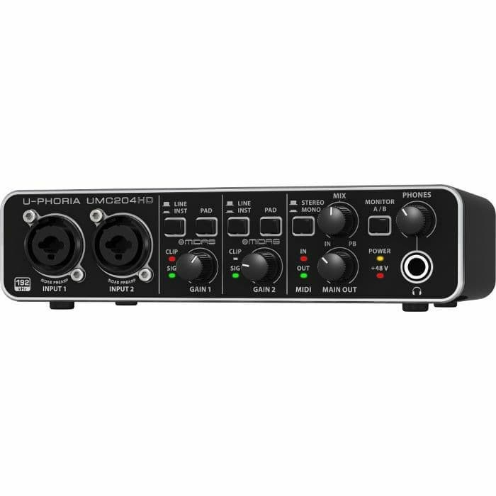 {suhadistore} Behringer UMC204HD UMC204 UMC204 UMC 204HD Soundcard USB Interface nst Diskon