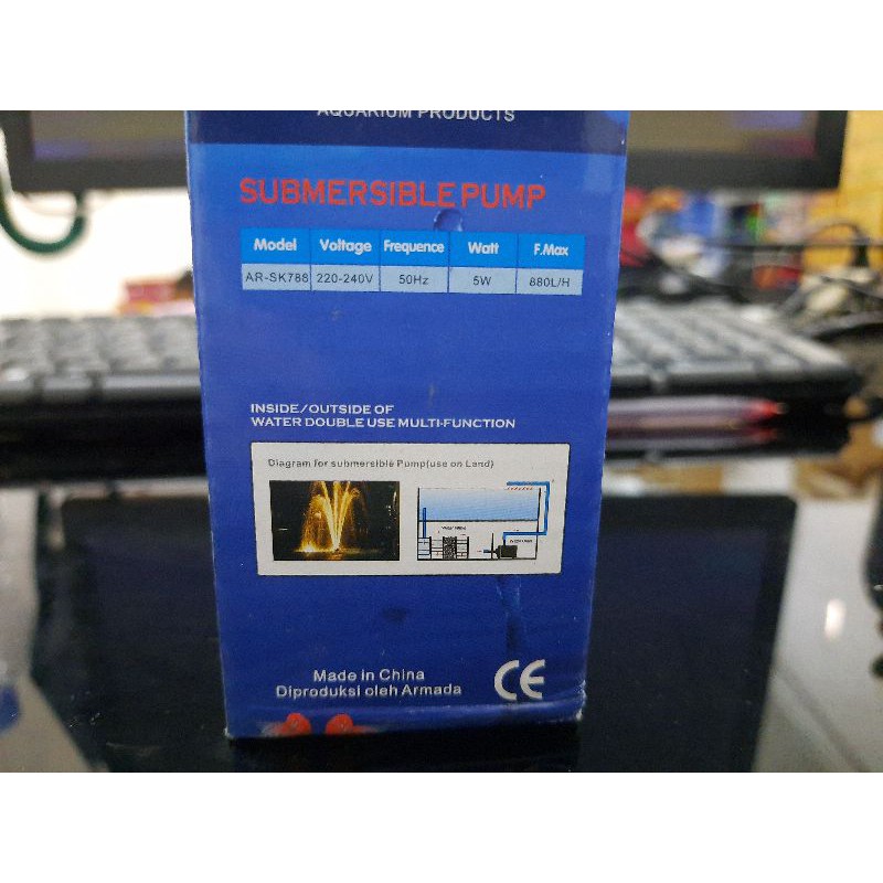 Pompa aquarium aquascape SKIMMER SK 788