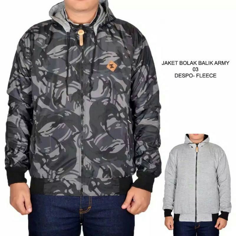 Jaket Loreng XXXXl Jaket loreng big size Loreng army Jaket loreng jumbo Jaket loreng bolak balik