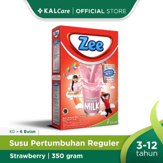 

SUSU ZEE REGULER STRAWBERRY FLAVOURED MILK 350 G