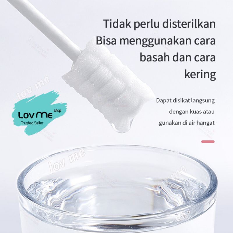 Kuru Baby Oral Cleaner - Pembersih Lidah Gigi Gusi Mulut Bayi