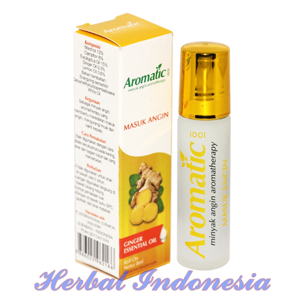 Minyak Angin Aromatherapy Roll On | Aromatic MASUK ANGIN 8 ml