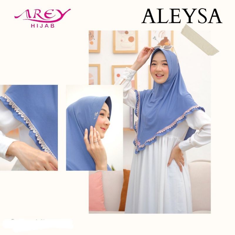HIJAB AREY ALEYSA JILBAB INSTAN ORIGINAL AREY HIJAB
