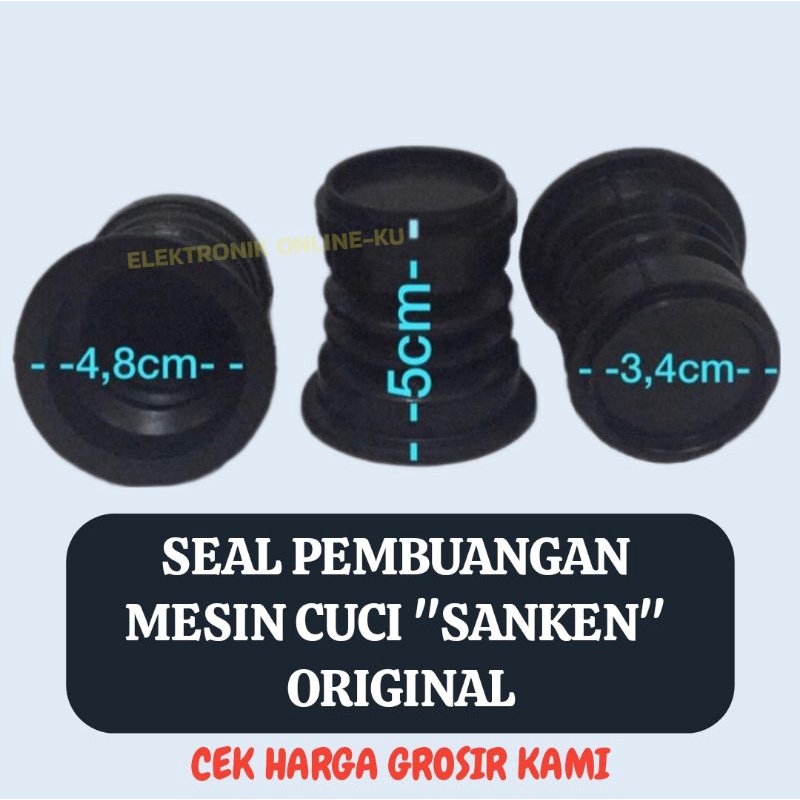 KARET SEAL MESIN CUCI PEMBUANGAN SANKEN ORIGINAL