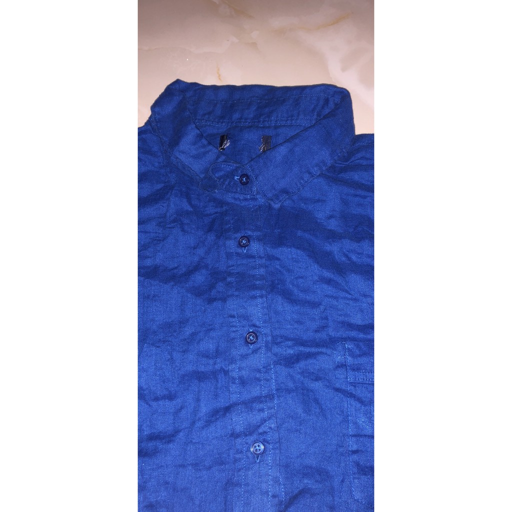 NEW KT BAJU BRANDED MURAH AMERICAN EAGLE BLUE KEMEJA BRANDED