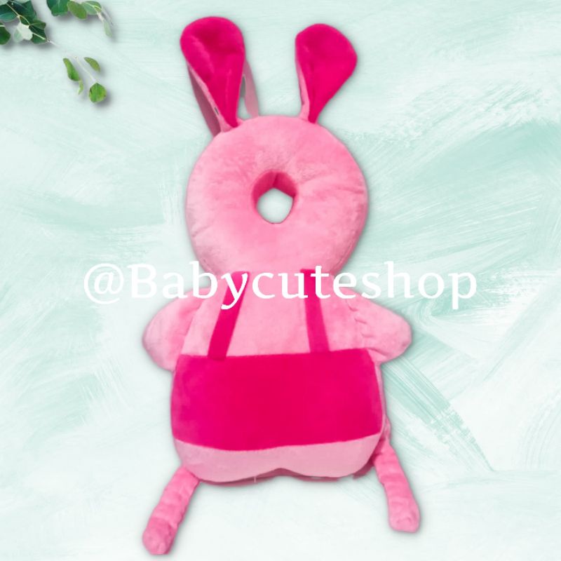 ( FREE STRAP ) Bantal Pelindung Kepala Bayi Kelinci | Pelindung Kepala Bayi | Head Neck Pillow Pad