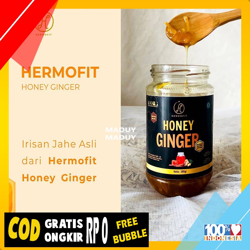 

Madu super premium jahe hermofit honey ginger asli 700 gram