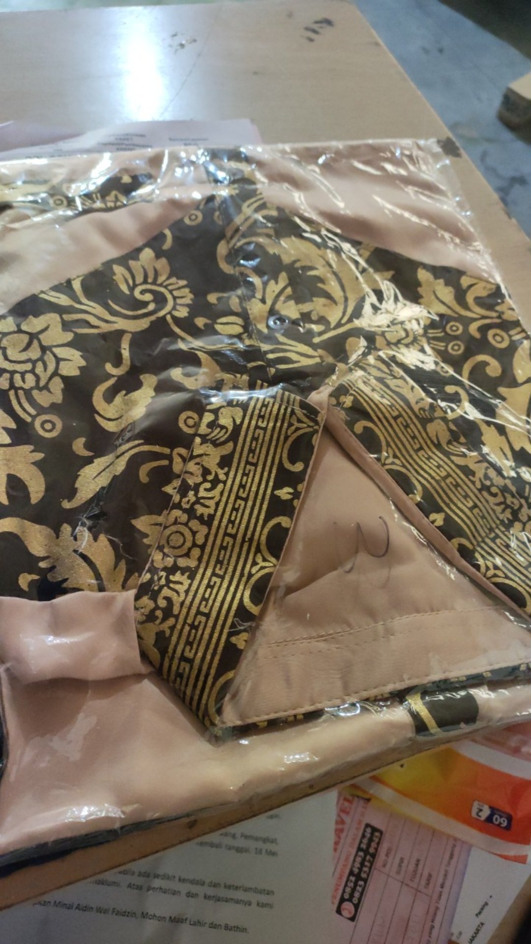 Batik Couple + Anak, Gamis Dan Kemeja Lengan Pendek Limited Edition By Batik Sumber Bahagia