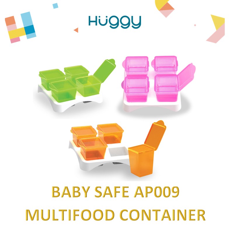 Baby Safe Multi Food Container AP009 Tempat Penyimpan Makanan Bayi