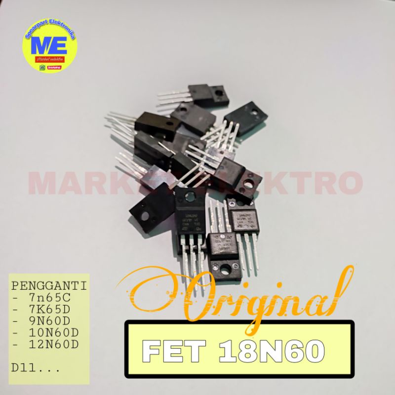 Jual KOMPONEN / MOSFET / FET 18N60 | Shopee Indonesia