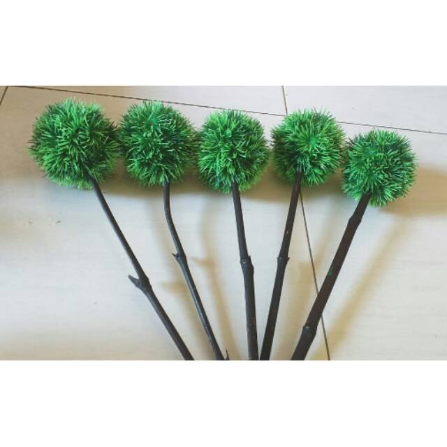 Bola artificial murah#bunga bola#bonsai bola