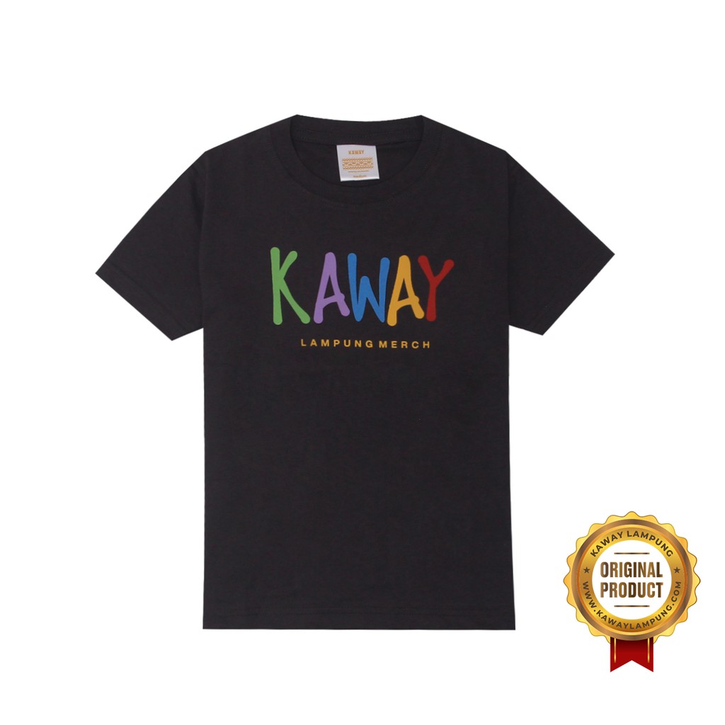 T-Shirt Baju Anak Kaway Kids KAFONT KIDS CHARCOAL