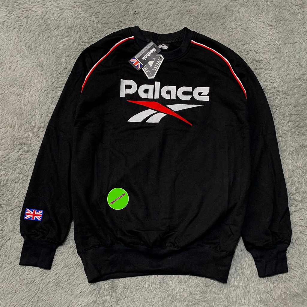 SWEATER CREWNECK REEBOK X PALACE PREMIUM FULLTAG &amp; LABEL