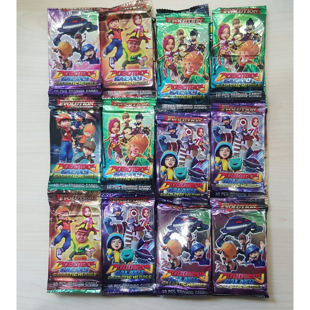 MAINAN TRADING CARD BOBOIBOY GALAXY CARD ISI 10PCS/ KARTU BOBOBOY / TRADING CARD BOBOIBOY