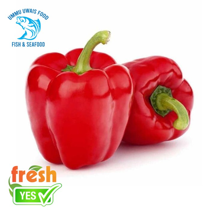 

Paprika Merah Segar - 500 Gram