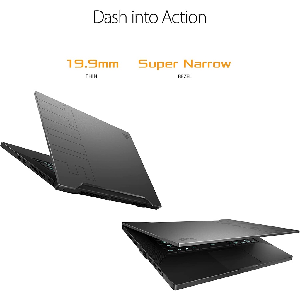 Laptop Gaming Asus TUF Dash FX516PE Intel Core i7 11370H Ram 40GB 1TB SSD Nvdia RTX 3050Ti 144hz ECLIPSE GREY