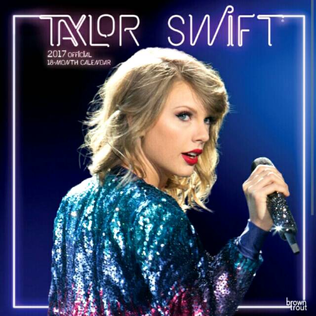 Kalender Taylor Swift 2016-2017 18 Months LIVE Calendar (Official Calendar)