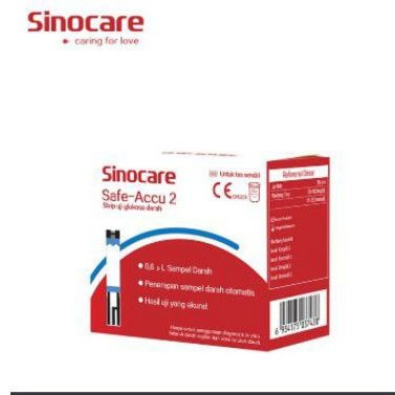 Accessories Sinocare Safe-Accu 2 strip gula darah jarum lancets alcohol pads alcohol swabs tisu basah tisu antiseptik safe-accu safe AQ UG safe smart