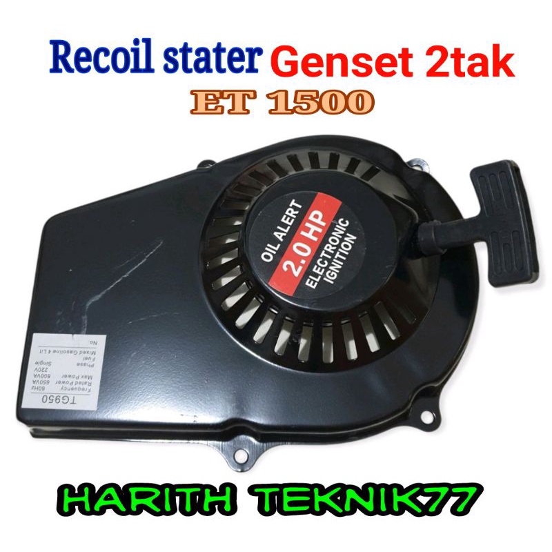 selahan engkolan Recoil stater genset 2tak