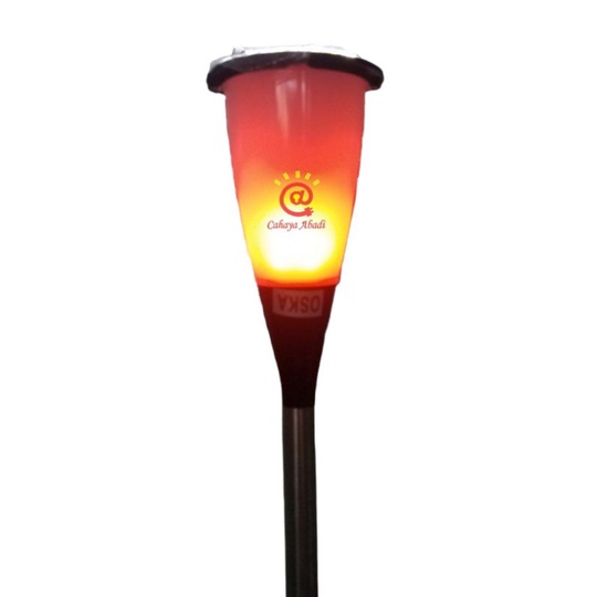 Lampu Obor Tenaga Surya / Lampu Panel Led Obor Api OSKA