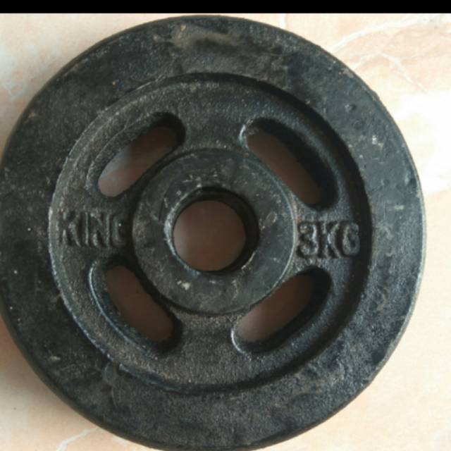 Barbel plate atau plate barbel 3 kg