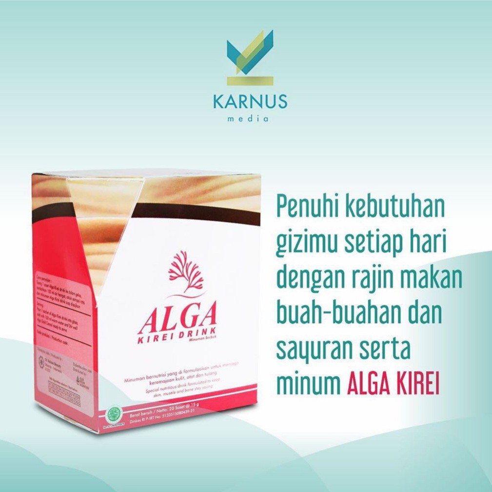 ALGA KIREI DRINK Suplemen Kesehatan dan Kecantikan