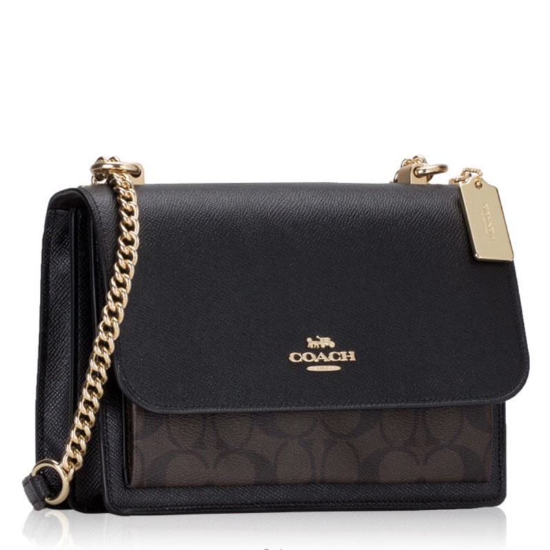 coach 91019 SIGNATURE KLARE CROSSBODY BROWN BLACK