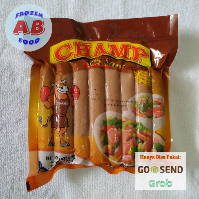 

CHAMP Beef Sausage 375 gram 15 potong CHAMP Sosis Sapi 375 gram 15 potong CHAMP Susis Sapi 15 potong