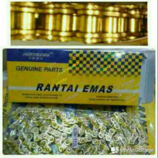 Rantai Gold Fukukawa 428H 120,130 Japan / Rantai Emas Fukukawa 428H 120,130