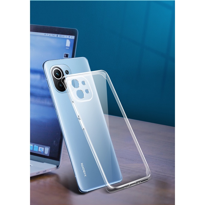 Xiaomi Mi 11 Lite Case Softcase CLEAR HD Camera Protection Case Casing Hp Xiaomi Mi 11 Lite